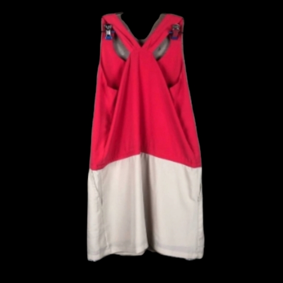 OLIVE & OAK Poppy and Sand Racerback Mini Dress Size Small EUC - Picture 4 of 6